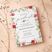 Fleur sauvage 2023 Graduation Invitation