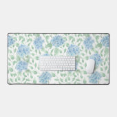 Fleur sauvage aquarelle bleu vert (Clavier et souris)