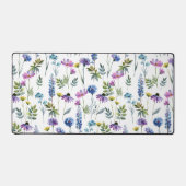 Fleur sauvage aquarelle bleu violet (Recto)
