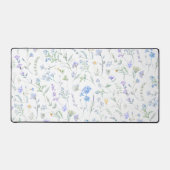 Fleur sauvage aquarelle bleu violet (Recto)