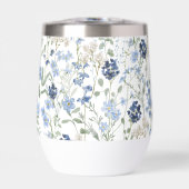 Fleur sauvage aquarelle bleue (Avant)