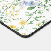 Fleur sauvage aquarelle bleue (Coin)