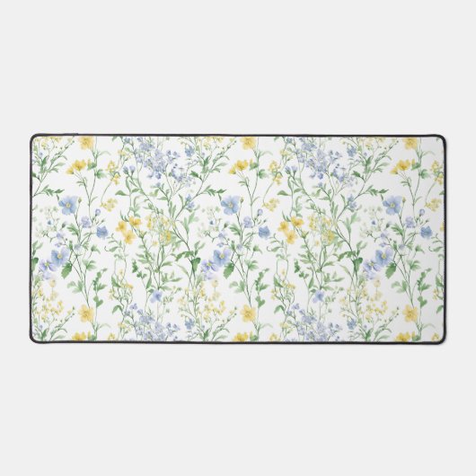 Fleur sauvage aquarelle bleue (Recto)