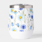 Fleur sauvage aquarelle bleue (Avant)