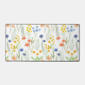 Fleur sauvage aquarelle orange vert (Recto)