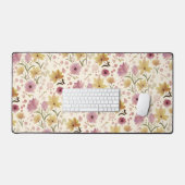 Fleur sauvage aquarelle rose (Clavier et souris)