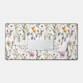 Fleur sauvage aquarelle rose violet (Clavier et souris)
