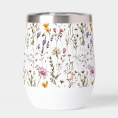 Fleur sauvage aquarelle rose violet (Arrière)