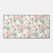 Fleur sauvage aquarelle verte rose (Recto)