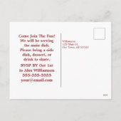 Fleur sauvage Automne Rejoignez La Carte Postale R (Dos)