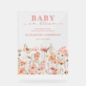 Fleur sauvage Baby in Bloom Baby shower Affiche de (Recto)