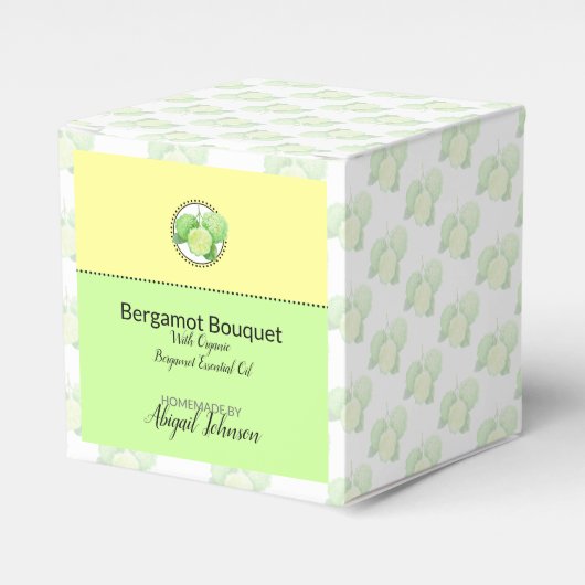 Fleur sauvage Bergamot Bain & Boite d'emballage (Verso)