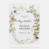 Fleur sauvage | Bienvenue à la Baby Shower Florale (Recto)