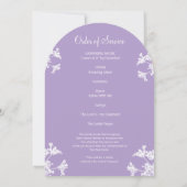 Fleur sauvage blanc dans l'amour carte funéraire m (Dos)