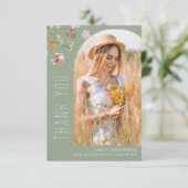 Fleur sauvage Bloom Graduation Photo Merci (Debout devant)