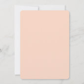 Fleur sauvage Boho Baby shower Invitation (Dos)