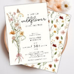 Fleur sauvage Boho Baby shower Invitation<br><div class="desc">Vous recherchez un beau thème de baby shower pour une maman à la maison ? Découvrez cette Invitation Fleur sauvage du Baby shower Boho. Il dispose d'un beau bouquet de fleurs sauvages aquarelles sur un arrière - plan crème. Sur le dos, on trouve un joli motif floral. Mais vous pouvez...</div>