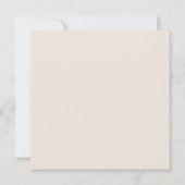 Fleur sauvage Boho Baby shower Invitation (Dos)