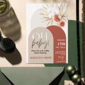 Fleur sauvage Boho Baby shower Invitation - Genre 