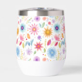 Fleur sauvage boho bleu violet rose (Avant)