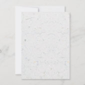 Fleur sauvage Boho Garden Mariage Invitation (Dos)