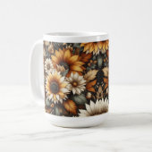 Fleur sauvage Botanical Design 🌷 tasse de café 15 (Devant gauche)