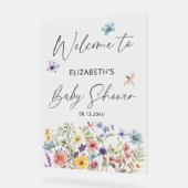 Fleur sauvage Butterfly Garden Baby shower Bienven (Angle)