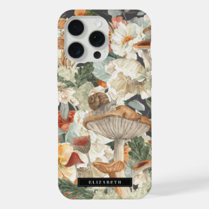 Fleur Sauvage Champignon Monogramme de la Forêt
