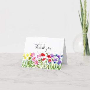 Fleur sauvage classique Merci Mariage Floral