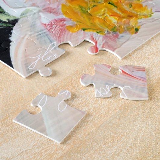 Fleur sauvage Closeup Fine Art Puzzle (Côté)