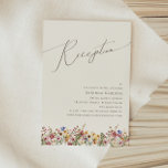 Fleur sauvage coloré | Carte de réception de maria<br><div class="desc">Ce fleur sauvage coloré | carte de réception de mariage beige est parfaite pour votre mariage d'été simple et fantaisiste en arc-en-ciel boho. Les fleurs aux couleurs rose, jaune, orange et or, qui donnent à ce produit l'impression d'un élégant jardin vintage minimaliste de printemps hippie. Le design moderne est artistique...</div>