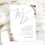 Fleur sauvage coloré | Nous faisons Faire-part de<br><div class="desc">Ce fleur sauvage coloré | nous faisons faire-part de mariage est parfait pour votre simple, whimsical boho rainbow mariage d'été. Les fleurs aux couleurs rose, jaune, orange et or, qui donnent à ce produit l'impression d'un élégant jardin vintage minimaliste de printemps hippie. Le design moderne est artistique et délicat, représentant...</div>