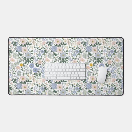 Fleur sauvage Cottagecore Teinte Bleue (Clavier et souris)