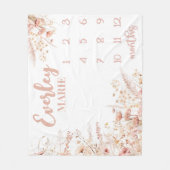 Fleur sauvage Couverture de jalon, Mois de la peti (Devant)