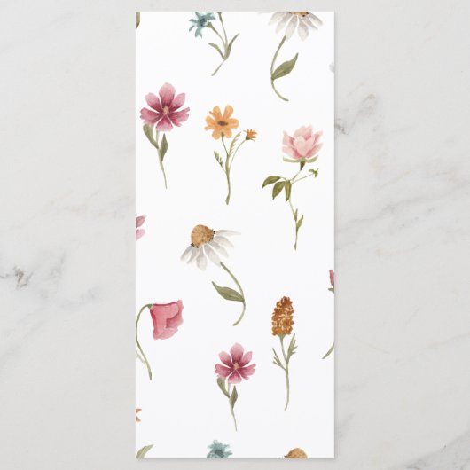 Fleur sauvage dans le menu Bloom (Dos)