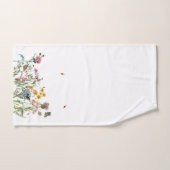 Fleur sauvage d'aquarelle Insectes Floral Spring G (Serviette à main)