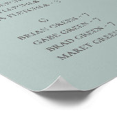 Fleur sauvage de Bourgogne | Tableau de sièges Tur (Coin)