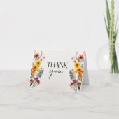 Fleur sauvage de Fête des mariées Merci de fleurs  (Devant)