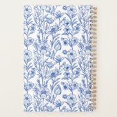 Fleur sauvage de la chinoiserie bleu et blanc (Dos)