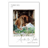 Fleur sauvage de montagne | Carte Numéro de tablea (Par défaut)