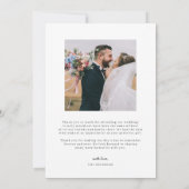 Fleur sauvage de montagne | Mariage photo Merci (Dos)