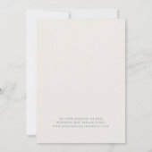 Fleur sauvage de printemps | Faire-part Elopement (Dos)