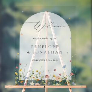 Fleur sauvage de printemps Jardin Floral Mariage B