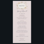 Fleur sauvage de printemps | Menu Dîner Mariage Bl<br><div class="desc">Ce fleur sauvage de printemps | menu de dîner mariage est parfait pour votre mariage boho vintage rustique. Le design est composé de fleurs sauvages pastel pastel colorées et élégantes. Il rappelle au spectateur une simple et classique prairie de jardin d'été bohème. Un point fort du design est la façon...</div>