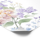 Fleur sauvage de printemps Photo 70e Affiche de bi (Coin)