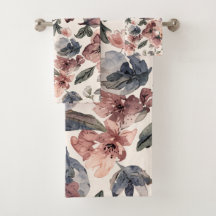 Fleur sauvage de prune Aquarelle Jardin botanique 