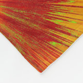 Fleur sauvage de vague de peinture 1 couverture en (Coin)