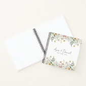 Fleur sauvage d'été de terrain Mariage livre d'hô (Intérieur)