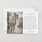 Fleur sauvage d'été du printemps | CARTE DE REMERC (Dos)