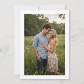 Fleur sauvage d'été Faire-part de mariage photo (Dos)